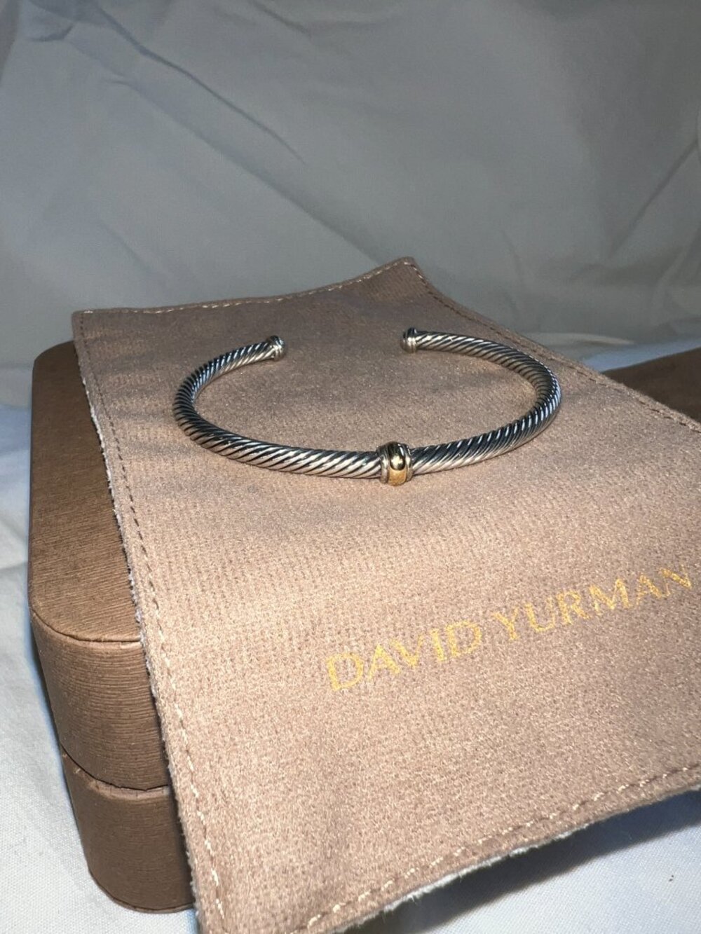 David Yurman Classic Cable Station Bracelet